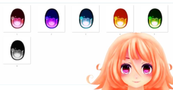 Аниме радужка глаз