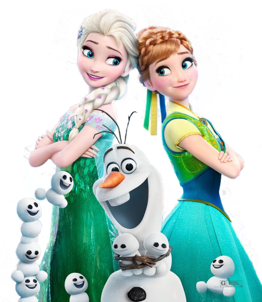 Холодное сердце Эльза Анна и Олаф