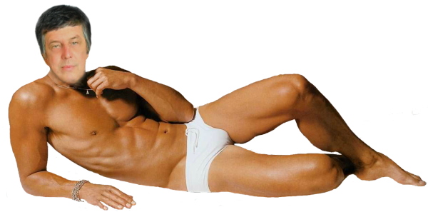 Мужчина на белом фоне