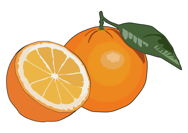 Нарисовать апельсин