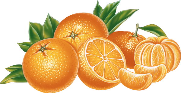 Мандарин мультяшный