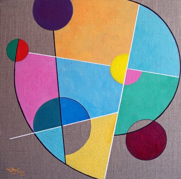 Картины из геометрических фигур