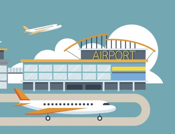 Аэропорт рисунок