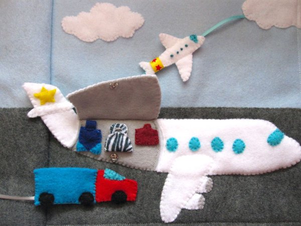 Самолет из фетра своими руками