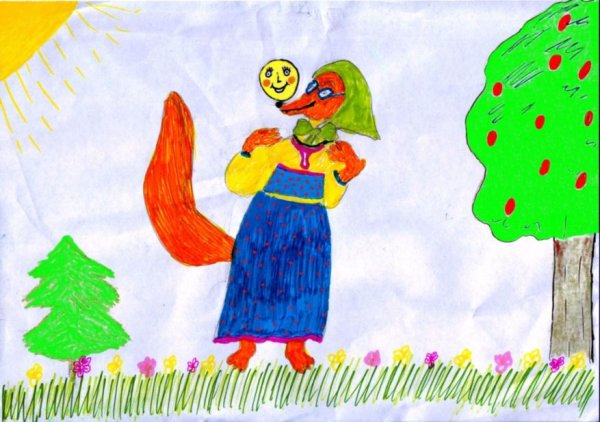 Нарисовать рисунок по сказкам Ушинского