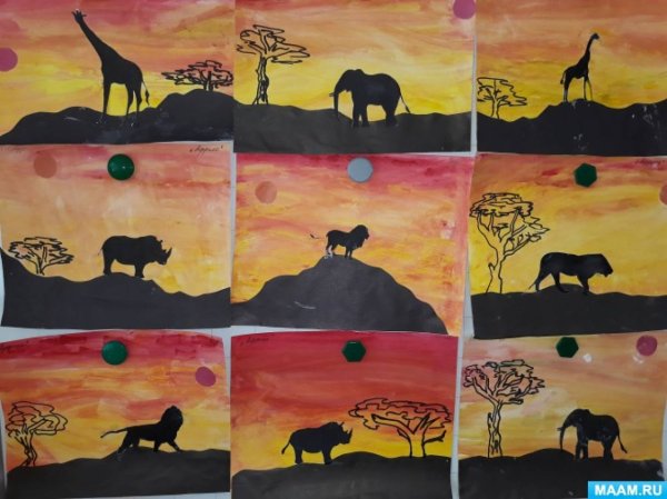 Рисование в подготовительной группе