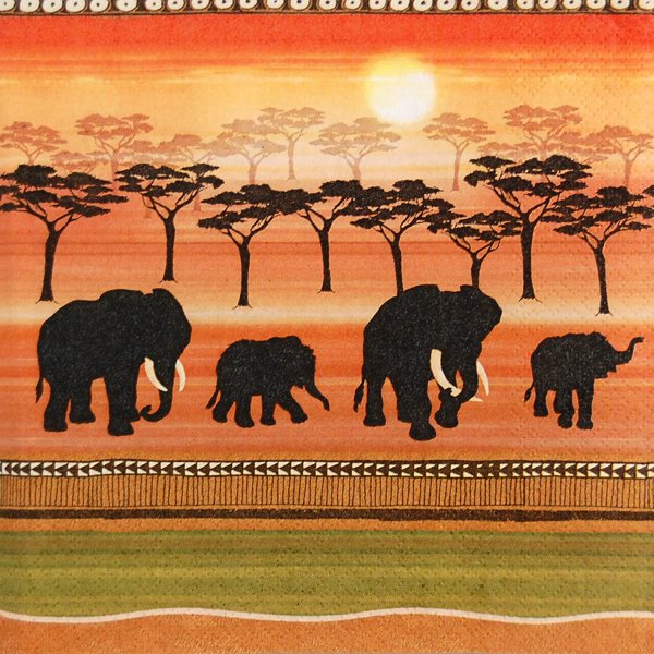 Аппликация Африка