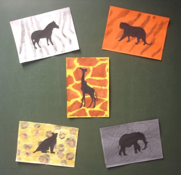 Аппликация на тему Африка