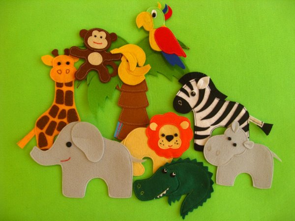 Зоопарк из фетра