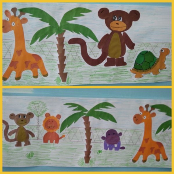 Аппликация на тему Африка