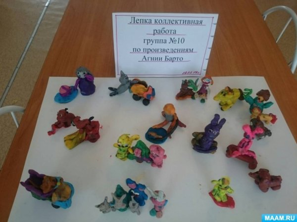 Лепка по Агнии Барто