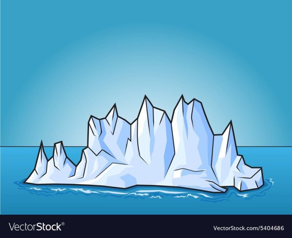 Льдина мультяшная