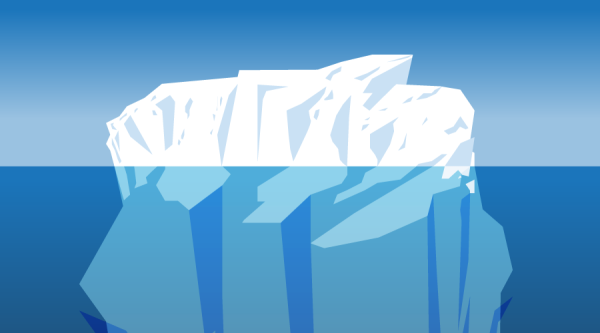 Айсберг силуэт