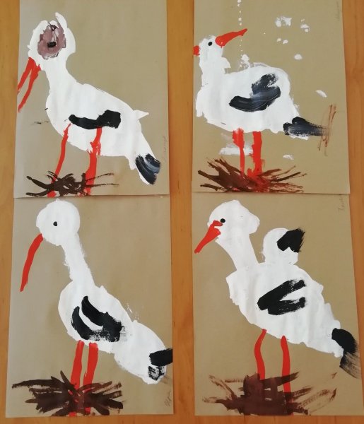 Поделка Аист