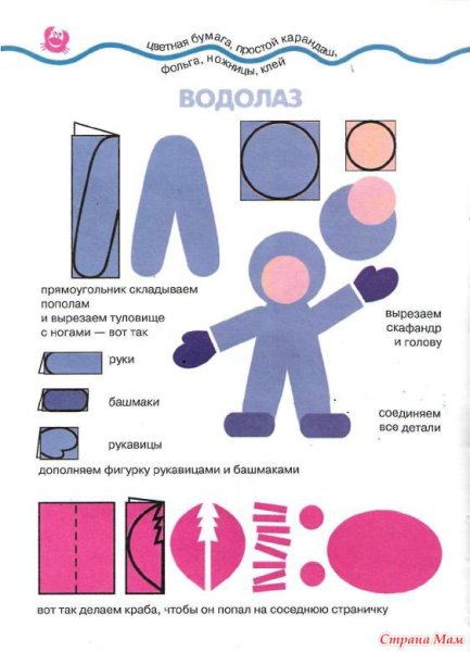 Аппликация профессии старшая