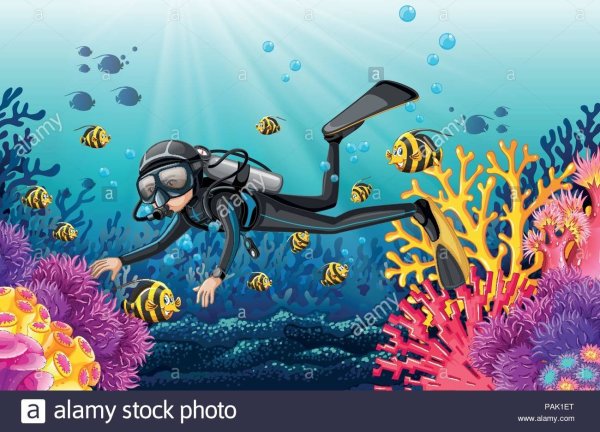 Дети аквалангисты