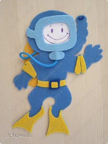Водолаз из фетра