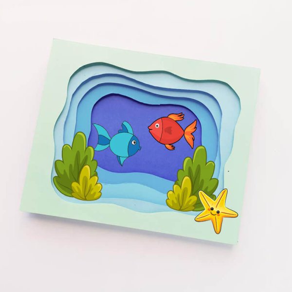 Аквариум из бумаги
