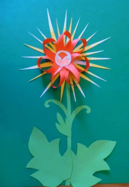 Сказочный цветок поделка