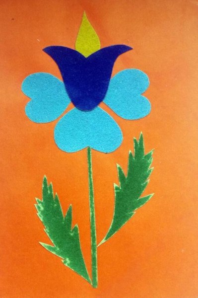 Аленький цветочек поделка из цветной бумаги
