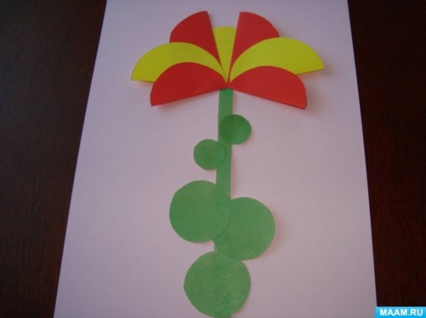 Аленький цветочек поделка детская