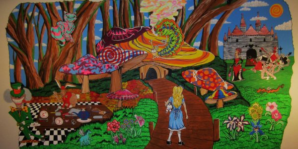 Декорации к сказке Алиса в стране чудес