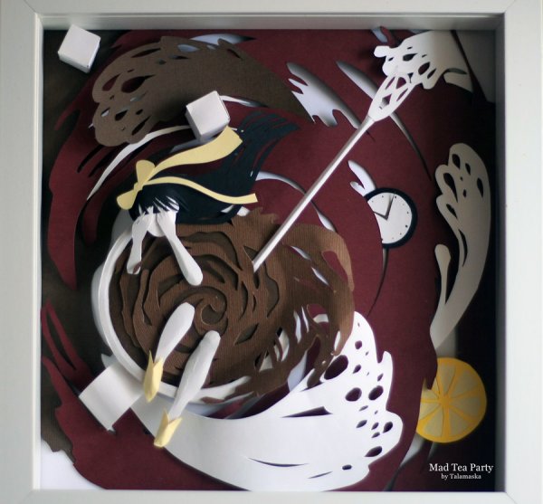 Многослойные картины из бумаги