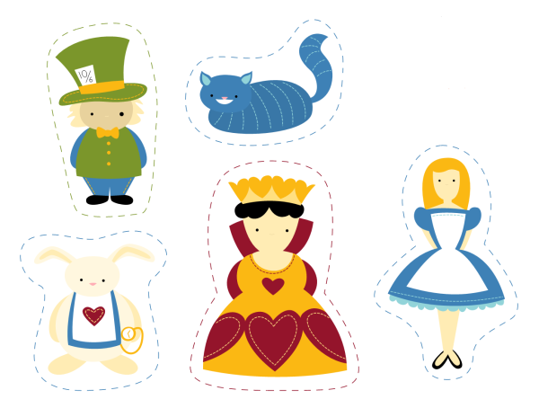 Алиса в стране чудес поделки