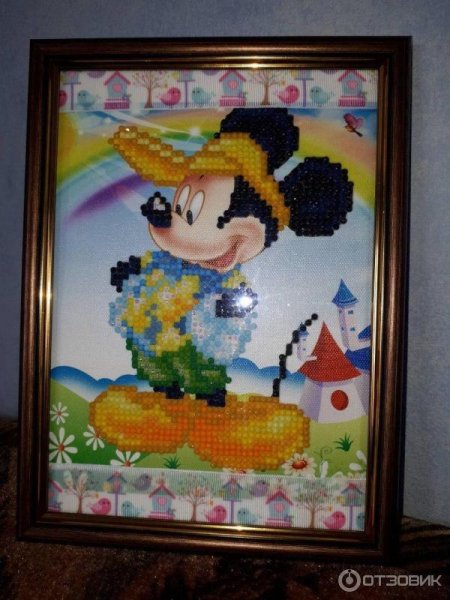 Поделки из остатков алмазной мозаики