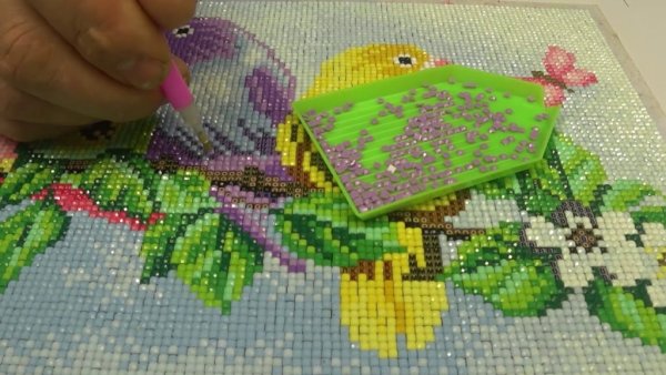 Вышивка из алмазной мозаики