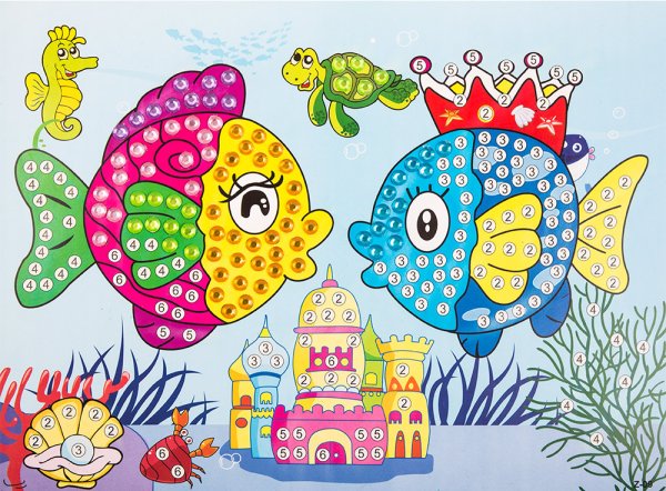 Мозаика с наклейками