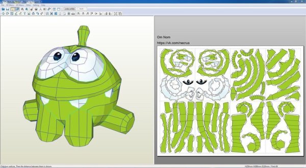 Развёртки из бумаги АМНЯМ