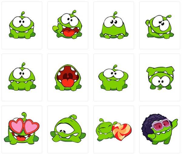 Рисунки для наклеек ам Ням