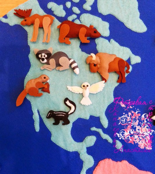 Поделка животные севера