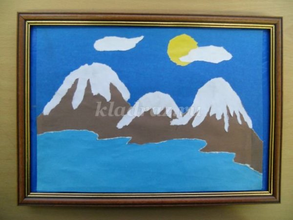 Поделка горы