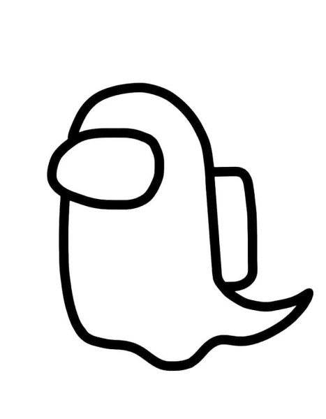 Амонг АС персонаж бесцветный