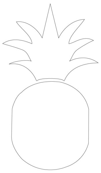 Ананас контур