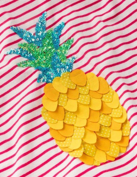 Аппликация ананас