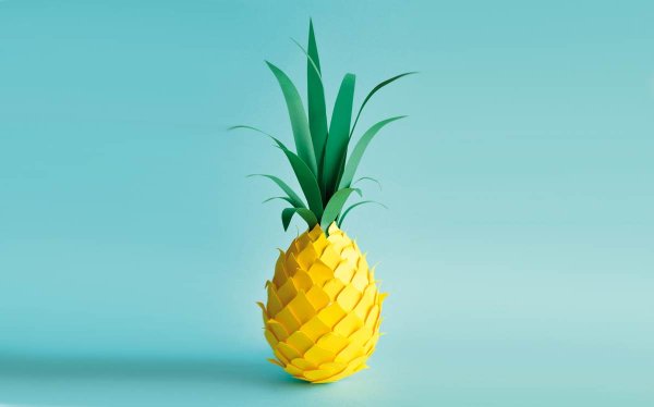 Ананас поделка из бумаги