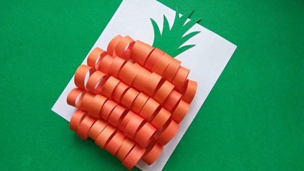 Объемное плетение из бумажных полос