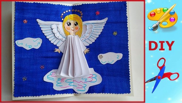 Аппликация ангел