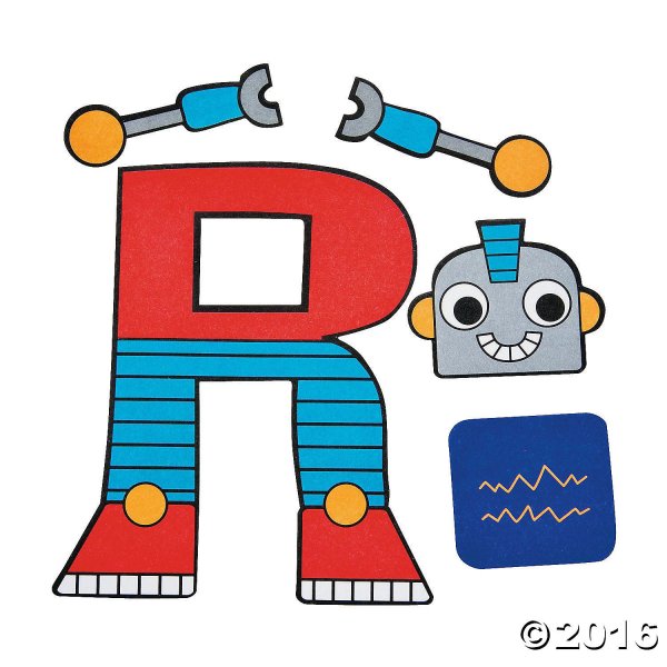 Аппликация буква р