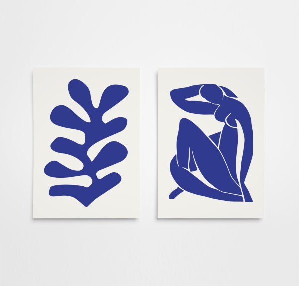 Анри Матисс синяя ткань