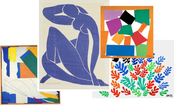 Анри Матисс коллажи