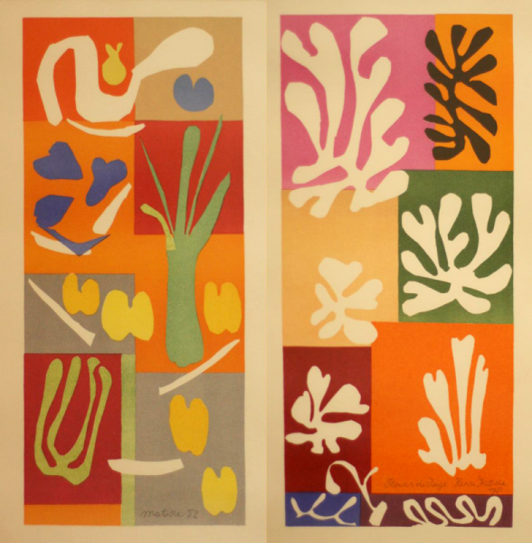 Анри Матисс коллажи