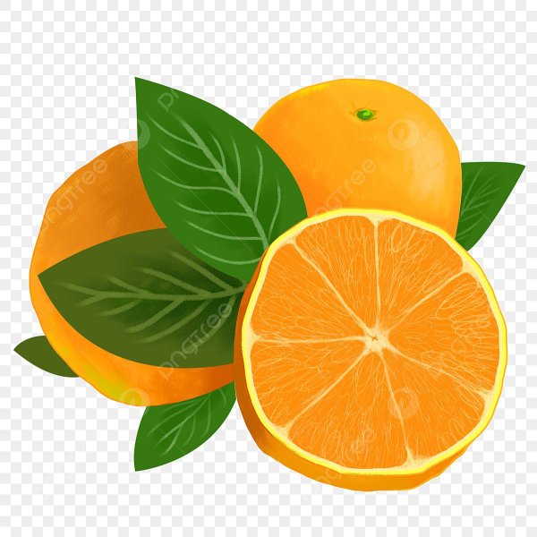 Объемный апельсин