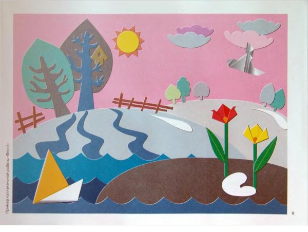 Сюжетная аппликация