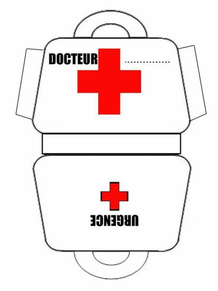 Трафарет аптечки для детей