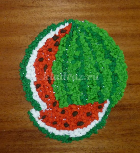 Торцевание фрукты и овощи