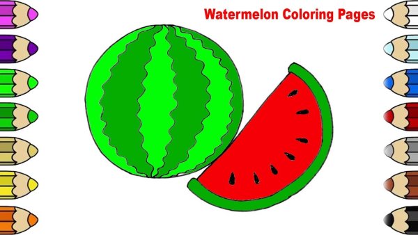 Арбуз шаблон